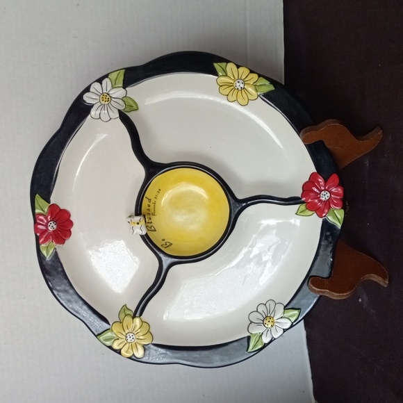 3 Section serving tray " Be Blessed Proverb 31:28". - Picture 1 of 3